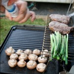 Grill2 Slow-cooked NZ Ribeye, Grilled Mushroom & Spring Onion